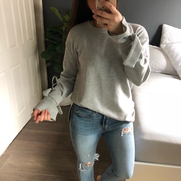 Halogen Sweaters - Halogen Tie Sleeve Sweater